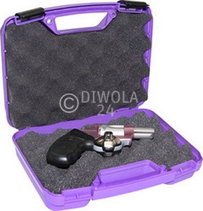 MTM, Aufbewahrungskoffer aus Kunststoff für Kurzwaffen bis 4", Farbe lila, Art.-Nr.: 80525