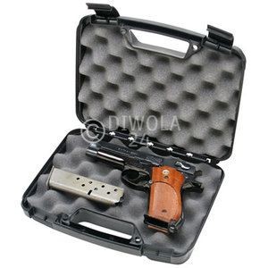 MTM, Aufbewahrungskoffer aus Kunststoff für Kurzwaffen bis 4", Farbe schwarz, Art.-Nr.: 80540