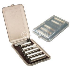 MTM Choke Aufbewahrungsbox, für 10, 12, oder 20 gauge mit einer max. Länge von 102 mm, Frabe rauch-klar, Art.-Nr.: CT6-41