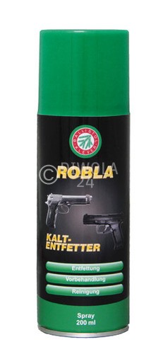 BALLISTOL Robla Kaltentfetter und Reinigungsspray, Dose mit 200 ml Inhalt
